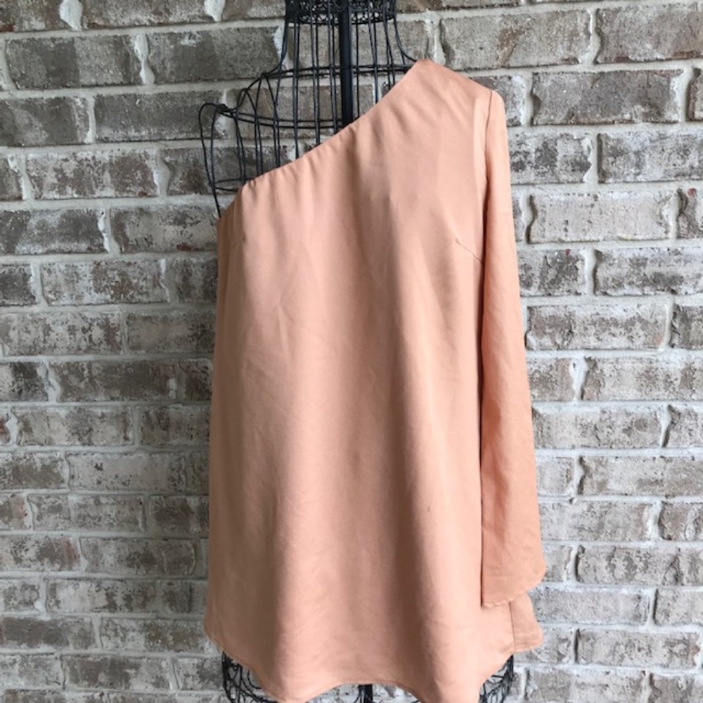 Ark & Co Off the shoulder gold color top Festive